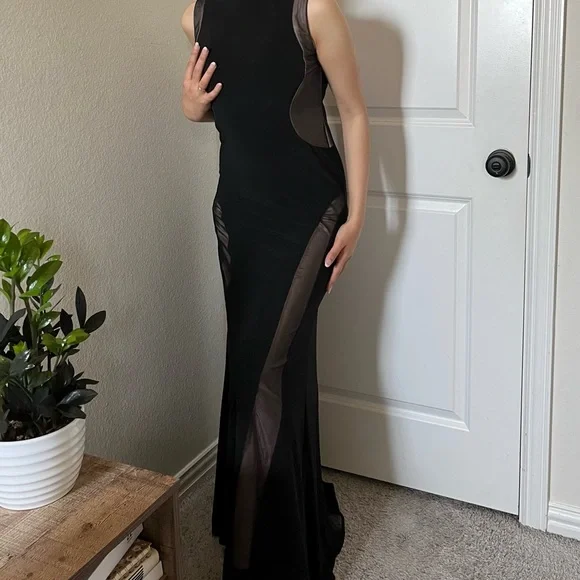slim fit dress slacks Nightway Plus Size Long Formal Dress 21519W
